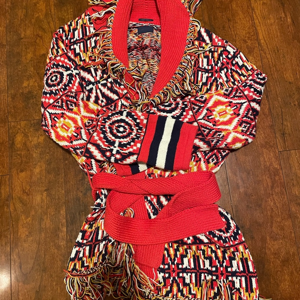 Mother Brand Wrap Sweater - Cotton - Made in Peru - Size Small